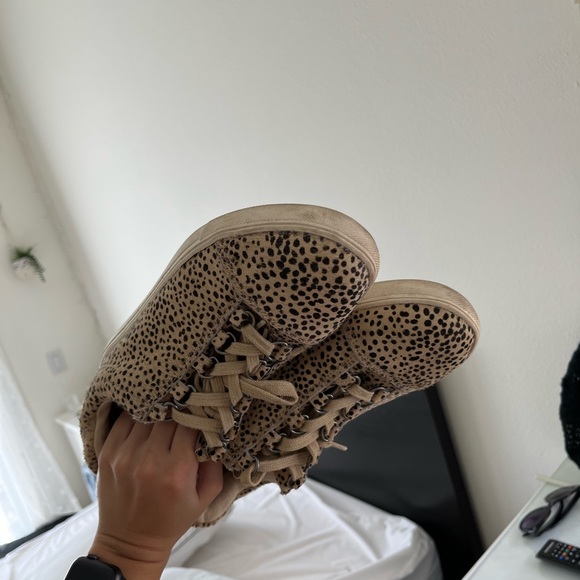 Leopard Suede Sneaker - Picture 10 of 11